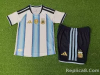 2026 Argentina Home World Cup Soccer Kdsi Kit Jersey+Shorts - view 4