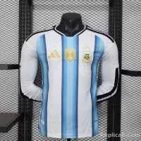 2026 Argentina Home World Cup Player Version Soccer Jersey Long Sleeve - view 1