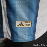2026 Argentina Home World Cup Player Version Soccer Jersey Long Sleeve - view 7
