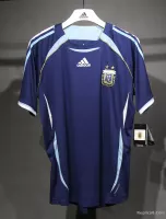 2006 Argentina World Cup Soccer Away Retro Jersey Player Version - view 13