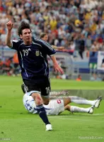 2006 Argentina World Cup Soccer Away Retro Jersey Player Version - view 11