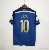 2014 Argentina World Cup Soccer Away Retro Jersey - view 3