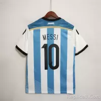 2014 Argentina World Cup Soccer Home Retro Jersey - view 6