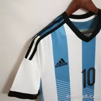 2014 Argentina World Cup Soccer Home Retro Jersey - view 9