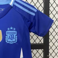 2024 Argentina Copa America Away Soccer Kids Kit Jersey+Shorts - view 9