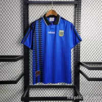 1994 Argentina World Cup Soccer Away Retro Jersey - view 1