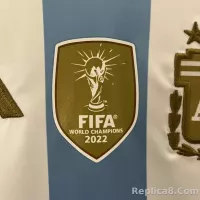2023/24 Argentina Copa America Home Soccer Kids Kit Jersey+Shorts - view 5