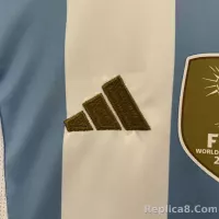 2023/24 Argentina Copa America Home Soccer Kids Kit Jersey+Shorts - view 7