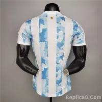 2020 Argentina Home Soccer Jersey Messi#10 With the Patches Player Version - view 8