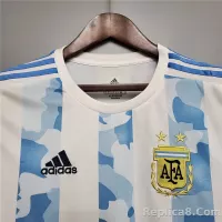2020 Argentina Home Soccer Jersey Messi#10 With the Patches Fan Version - view 6