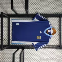 1998 Argentina World Cup Soccer Away Retro Jersey - view 1