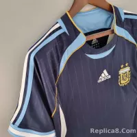 2006 Argentina World Cup Soccer Away Retro Jersey - view 4