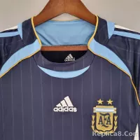 2006 Argentina World Cup Soccer Away Retro Jersey - view 8