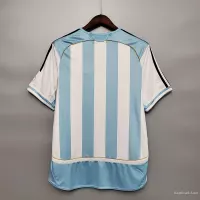 2006 Argentina World Cup Soccer Home Retro Jersey - view 3