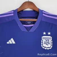 2022 Argentina World Cup Soccer Away Jersey Fan Version - view 6