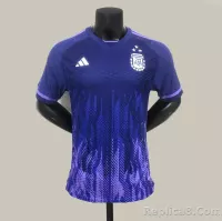 2022 Argentina World Cup Champion Edition 3 stars Away Jersey Player Version - view 5