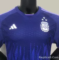 2022 Argentina World Cup Champion Edition 3 stars Away Jersey Player Version - view 7