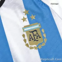 2022 Argentina World Cup Champion Edition 3 stars Home Jersey Player Version - view 12