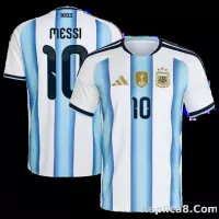 Argentina adidas Home Shirt 2026 with Messi 10 printing - view 1