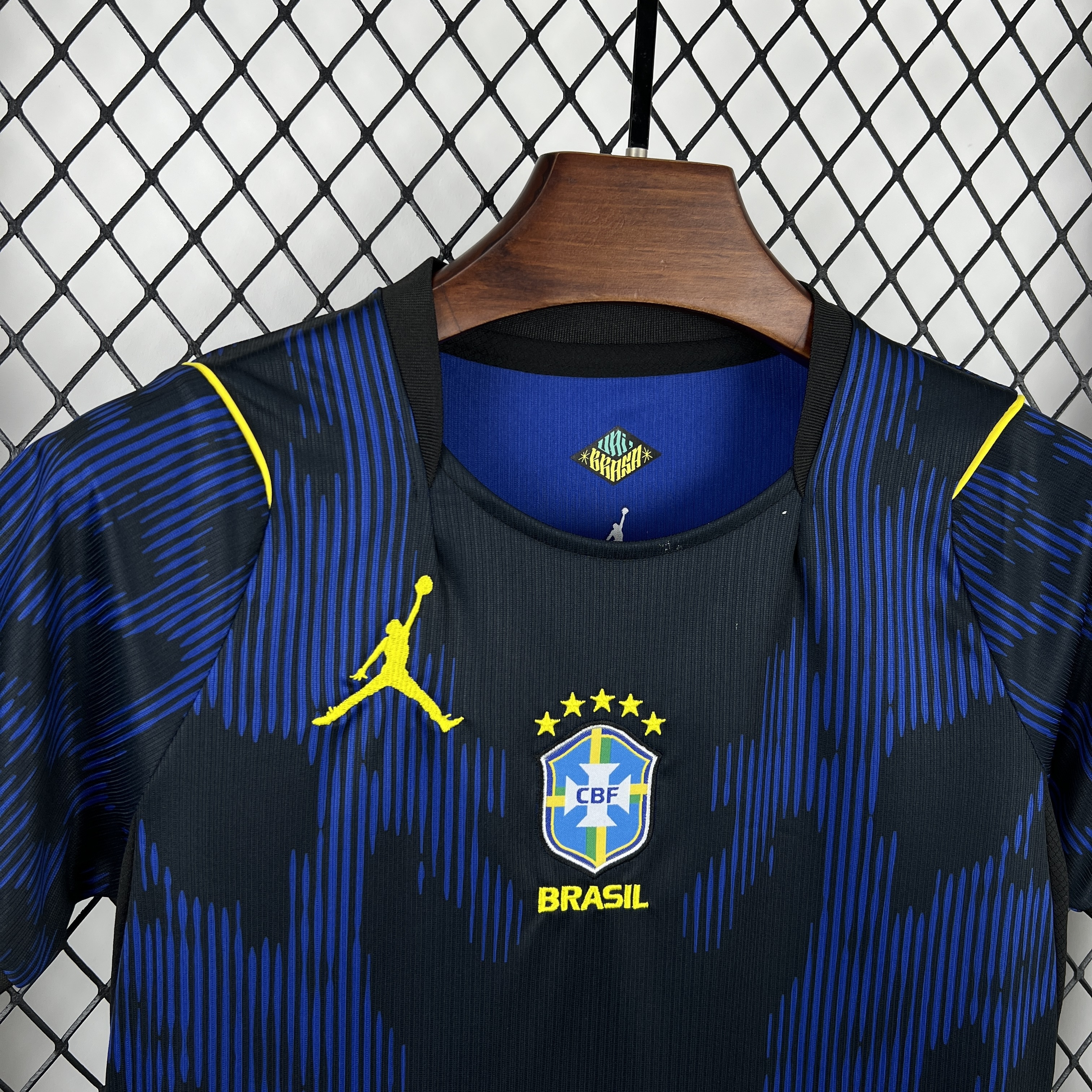 2026 Brazil Away World Cup Football Kids Kit Jersey+Shorts - gallery