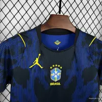 2026 Brazil Away World Cup Football Kids Kit Jersey+Shorts - view 6