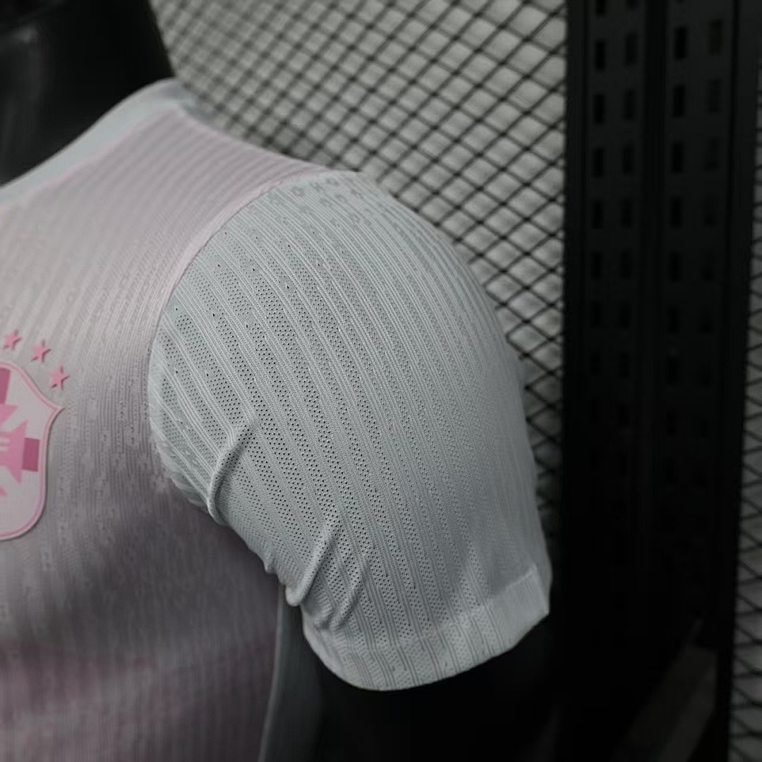 2025 Brazil Pink Special Edition Kit Player Version Soccer Jersey - gallery