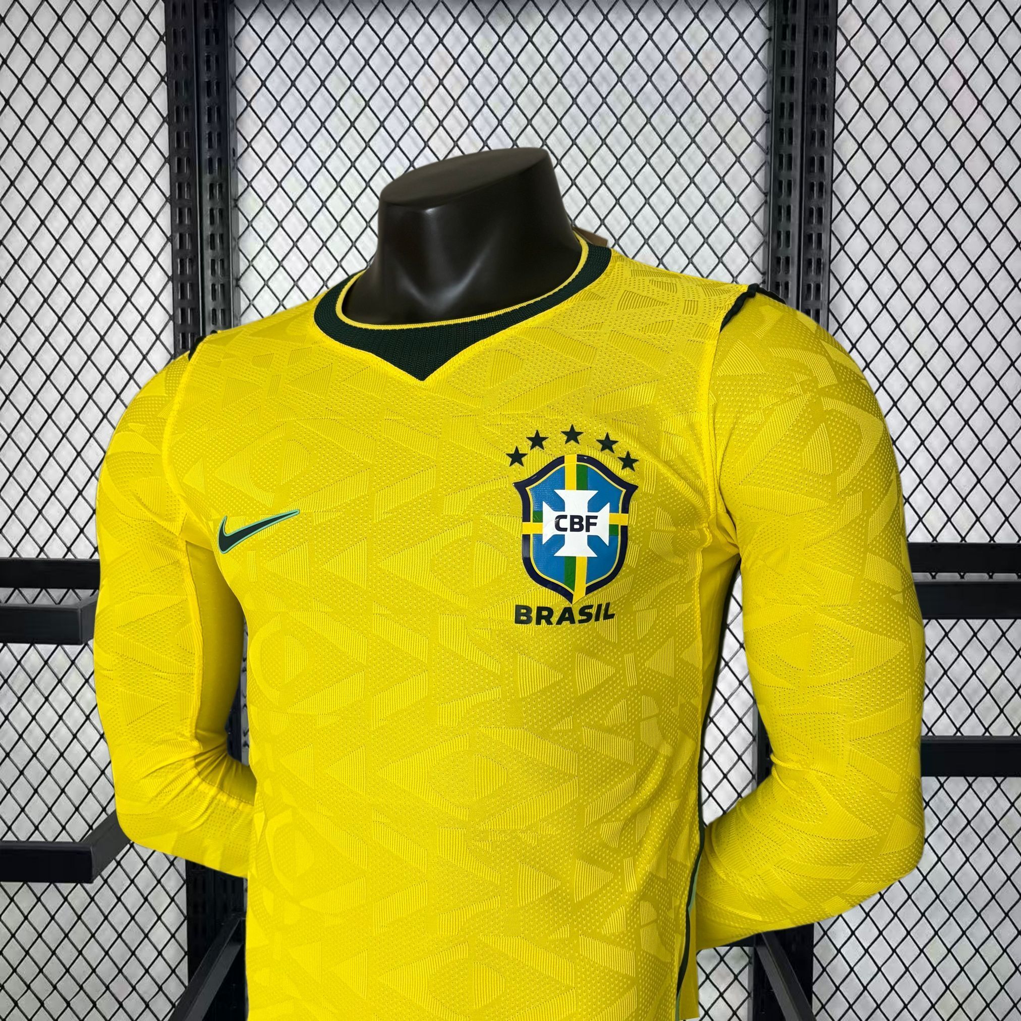 2026 Brazil Home World Cup Jersey Player Version Long Sleeve - gallery