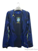 2026 Brazil Away World Cup Football Jersey Long Sleeve - view 1