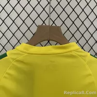 2002 Brazil World Cup Home Retro Kids Kit Jersey+Shorts - view 5