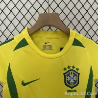 2002 Brazil World Cup Home Retro Kids Kit Jersey+Shorts - view 11