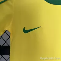 1998 Brazil World Cup Home Retro Jersey Kids Kit +Shorts - view 6