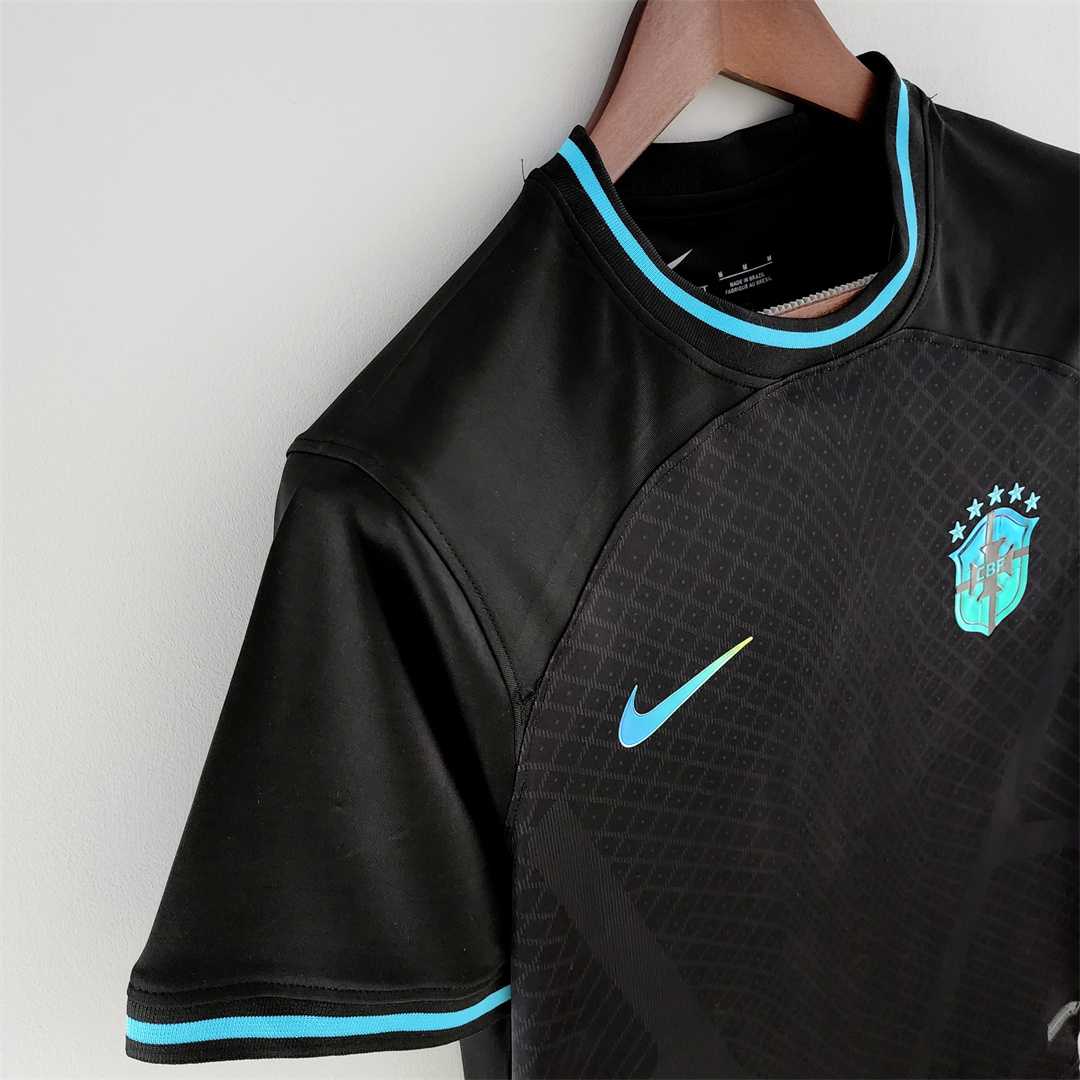 2022 Brazil Concept Black Jersey - gallery
