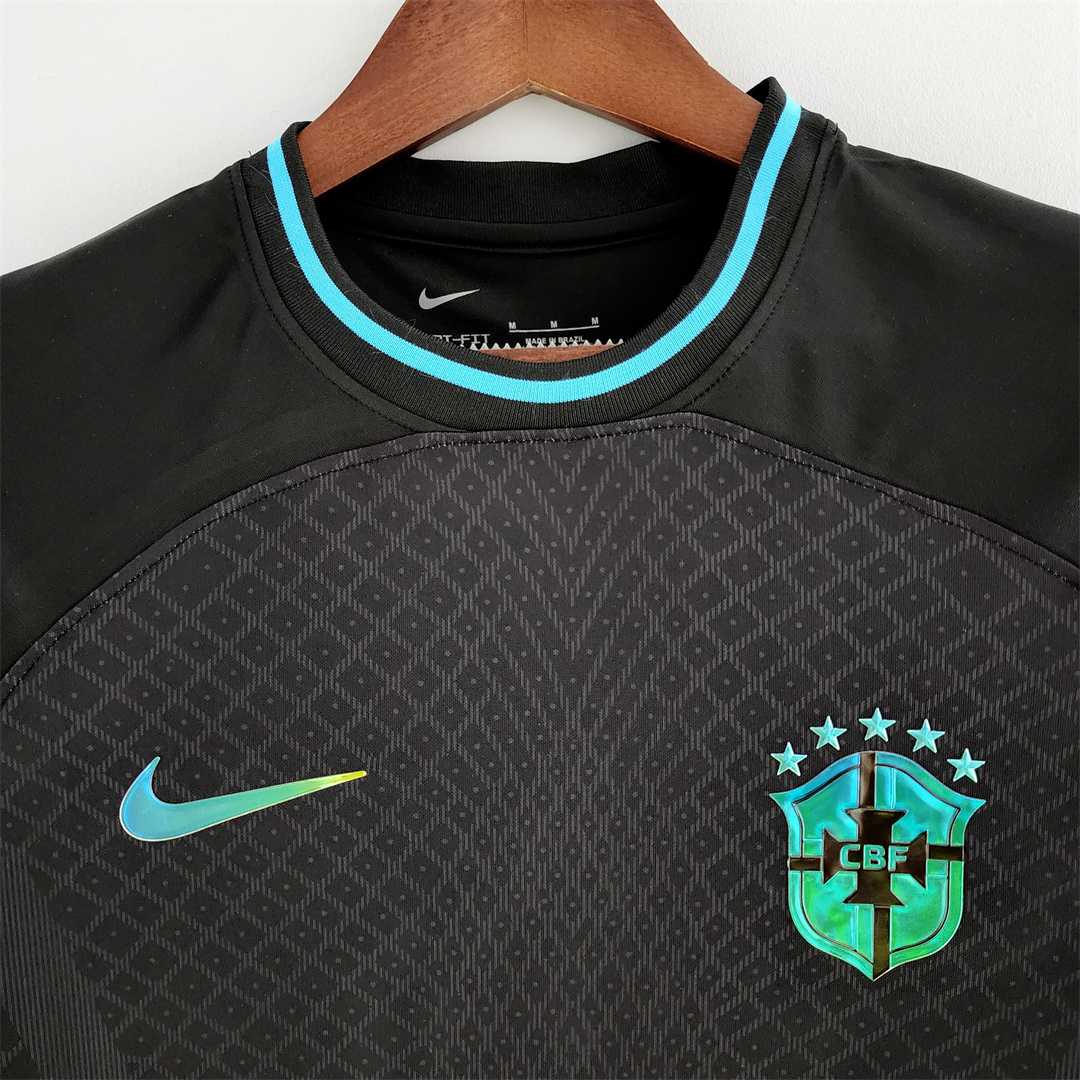 2022 Brazil Concept Black Jersey - gallery