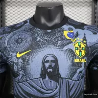2024 Brazil Christ the Redeemer Special Kit Player Version Shirt Football - view 4