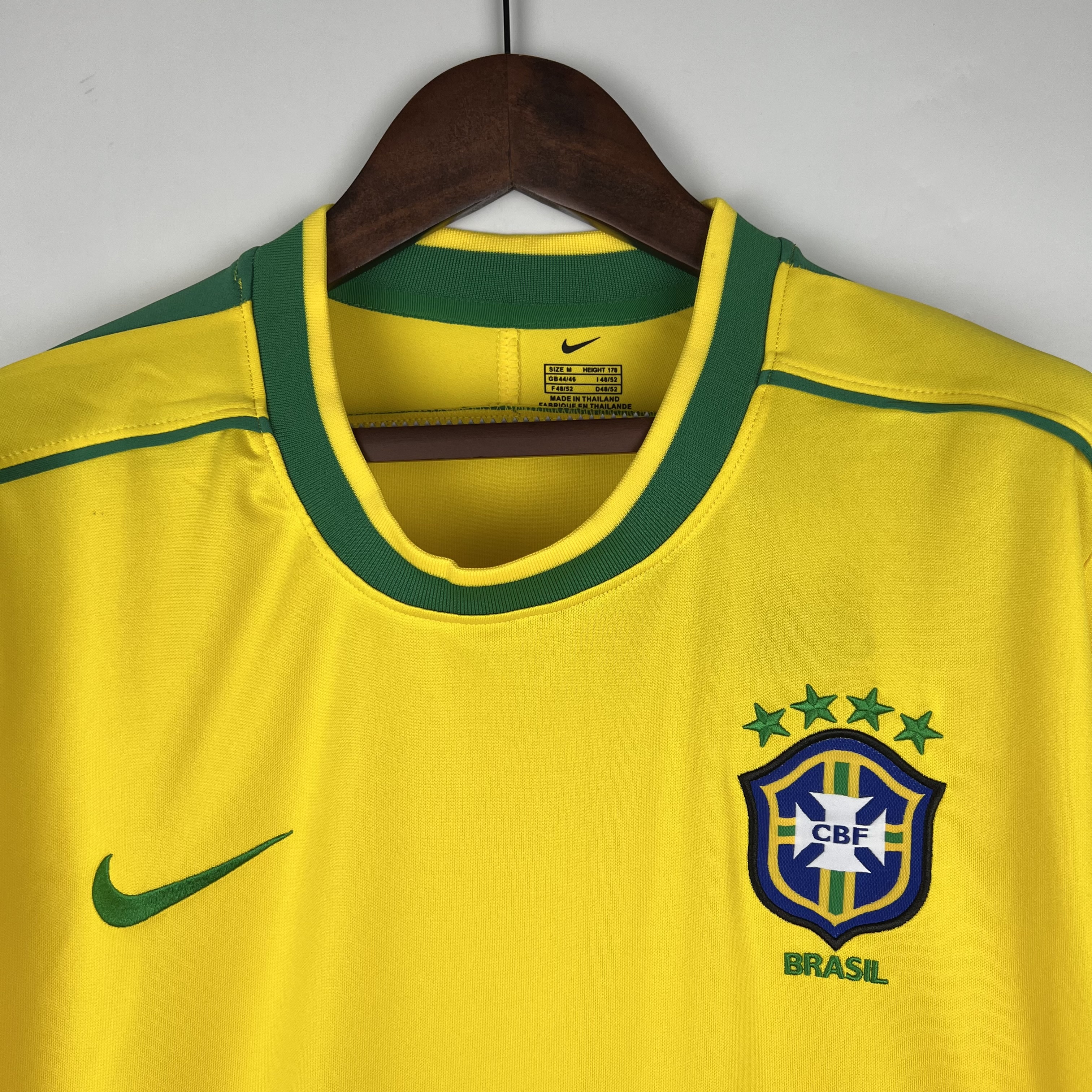 1998 Brazil World Cup Home Retro Jersey Long Sleeve - gallery