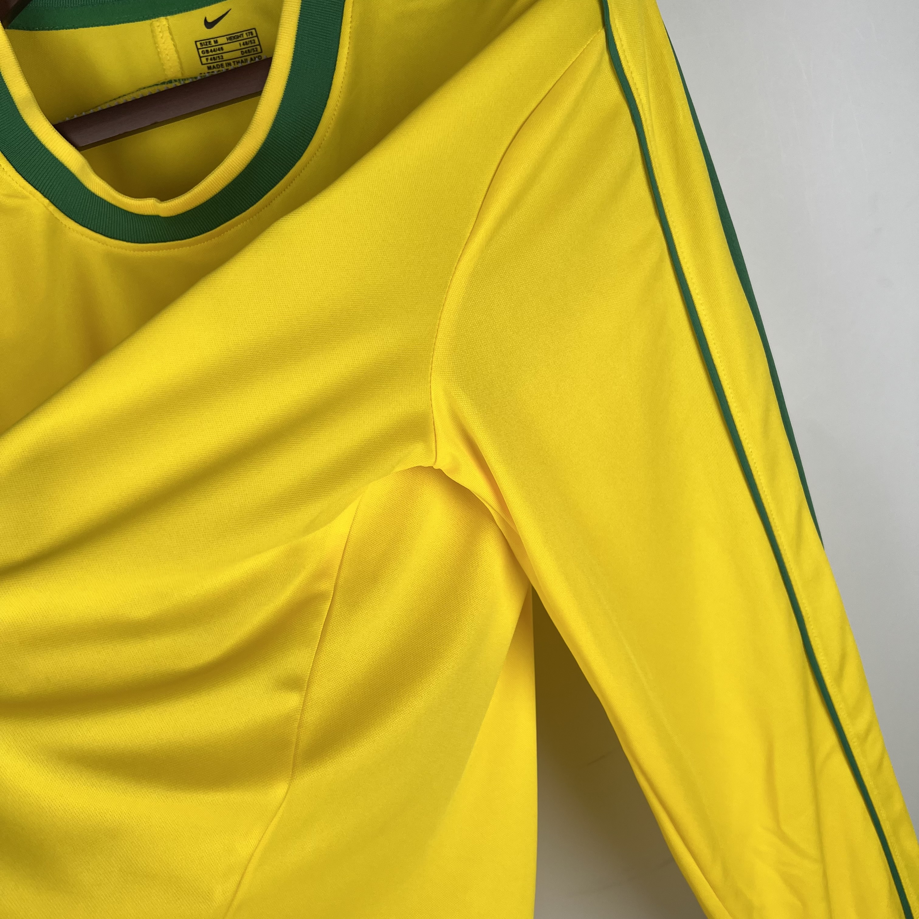 1998 Brazil World Cup Home Retro Jersey Long Sleeve - gallery