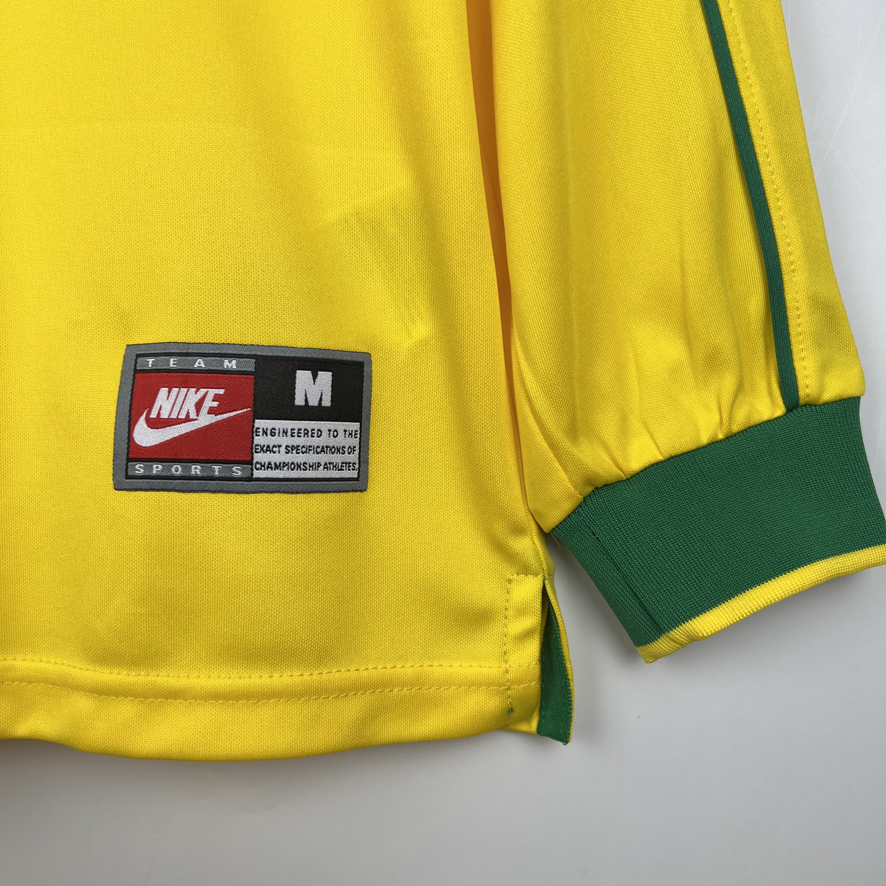 1998 Brazil World Cup Home Retro Jersey Long Sleeve - gallery