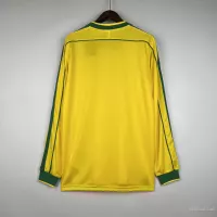 1998 Brazil World Cup Home Retro Jersey Long Sleeve - view 3