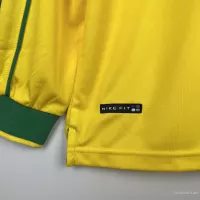 1998 Brazil World Cup Home Retro Jersey Long Sleeve - view 6