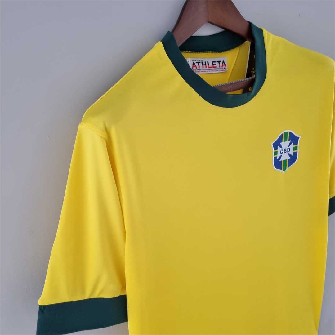 1970 Brazil World Cup Home Retro Jersey - gallery