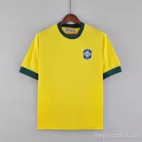1970 Brazil World Cup Home Retro Jersey - view 1