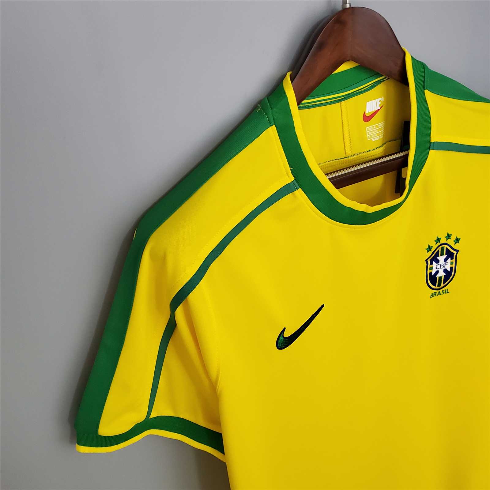 1998 Brazil World Cup Home Retro Jersey - gallery