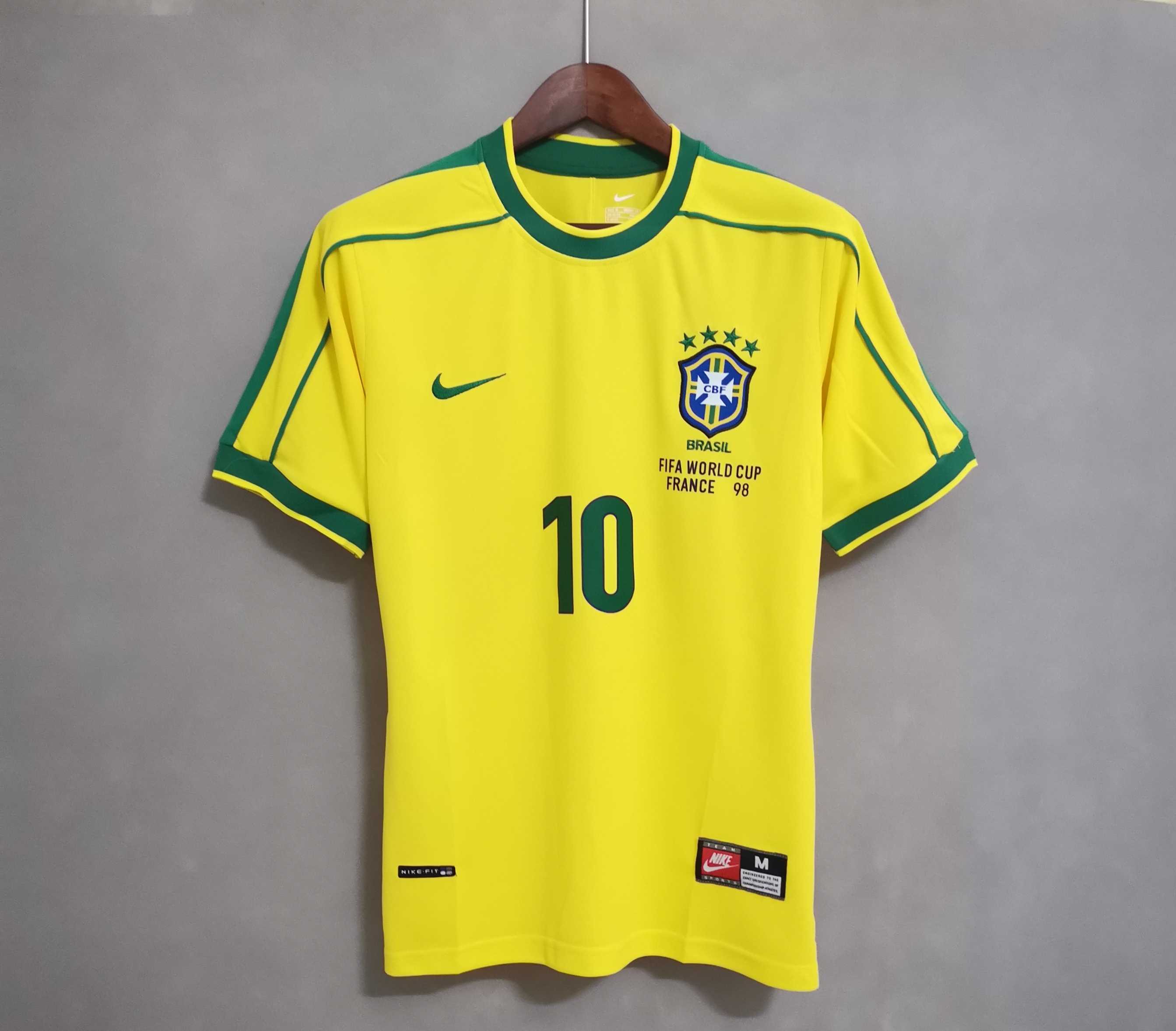 1998 Brazil World Cup Home Retro Jersey - gallery