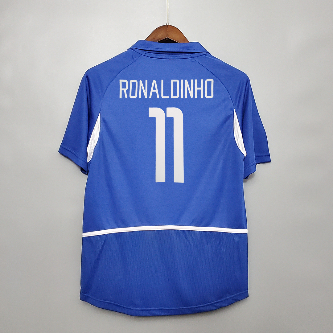 2002 Brazil World Cup Away Retro Jersey - gallery