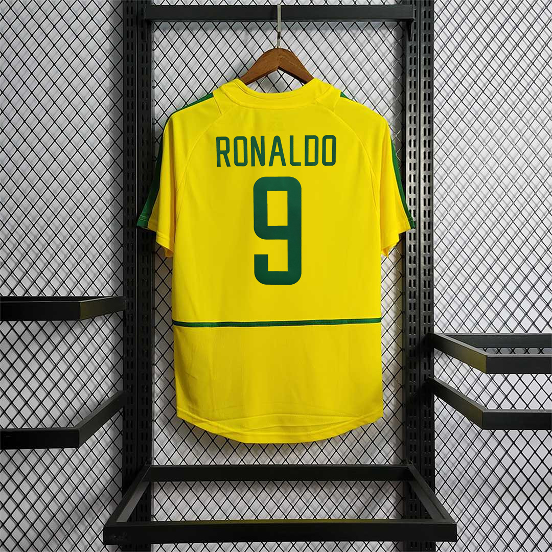 2002 Brazil World Cup Home Retro Jersey - gallery