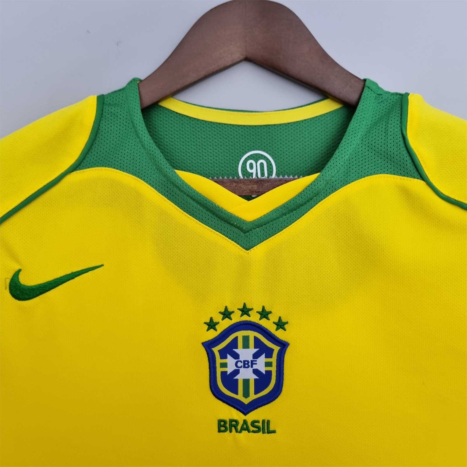 2004 Brazil World Cup Home Retro Jersey - gallery