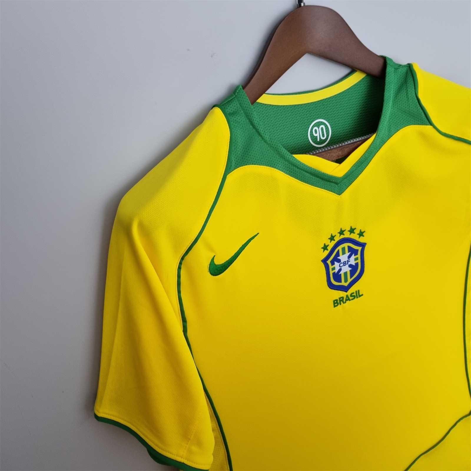 2004 Brazil World Cup Home Retro Jersey - gallery