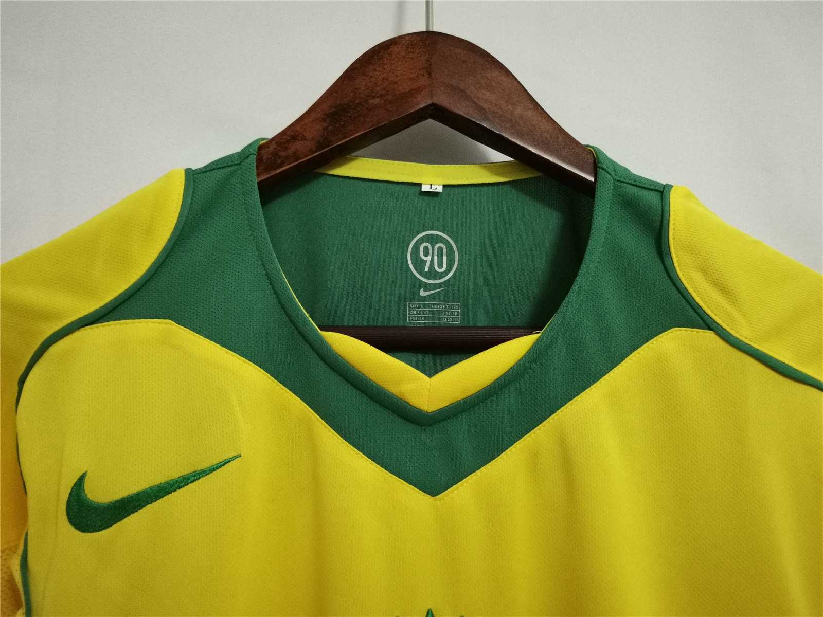 2004 Brazil World Cup Home Retro Jersey - gallery