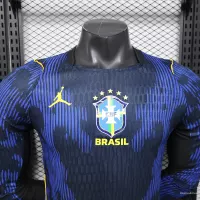 2026 Brazil Away World Cup Jersey Player Version Long Sleeve - view 7