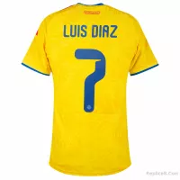 adidas Colombia Authentic Home Luis Diaz 7 Shirt 2026-2027 - view 5